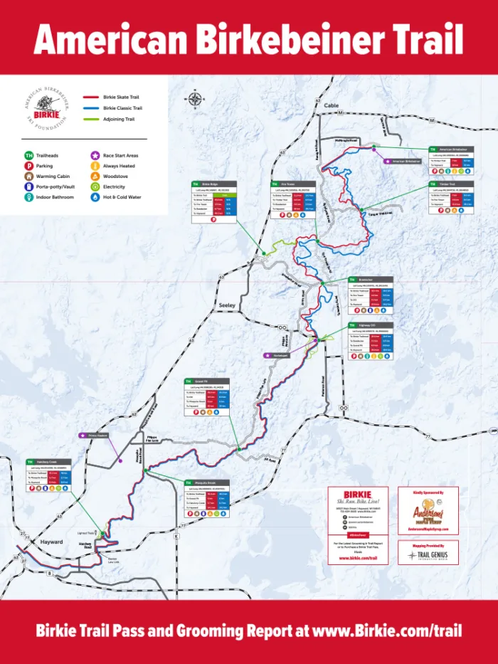 Birkie Course Trailmap Thumbnail