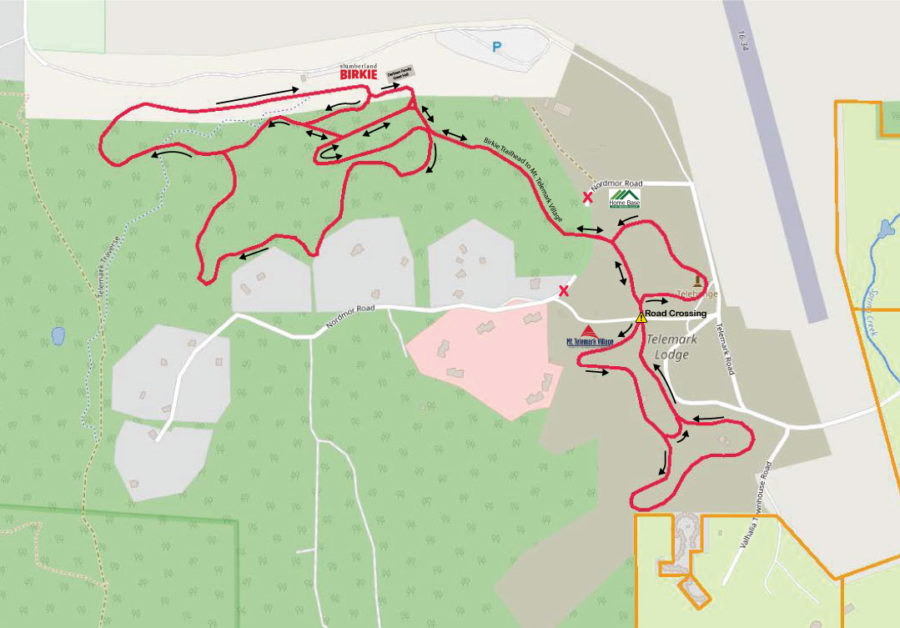 Thumbnail image of the trail map PDF