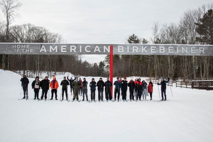 Students from Charter school skiing (Medium)