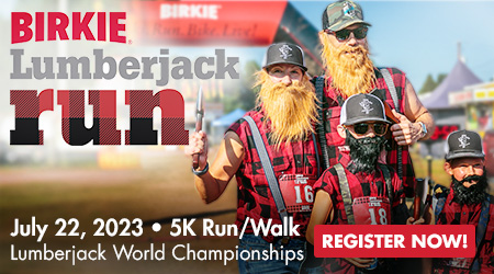 Birkie Lumberjack Run - July 22, 2023 - 5K Run/Walk - Lumberjack World Championships - Register Now!