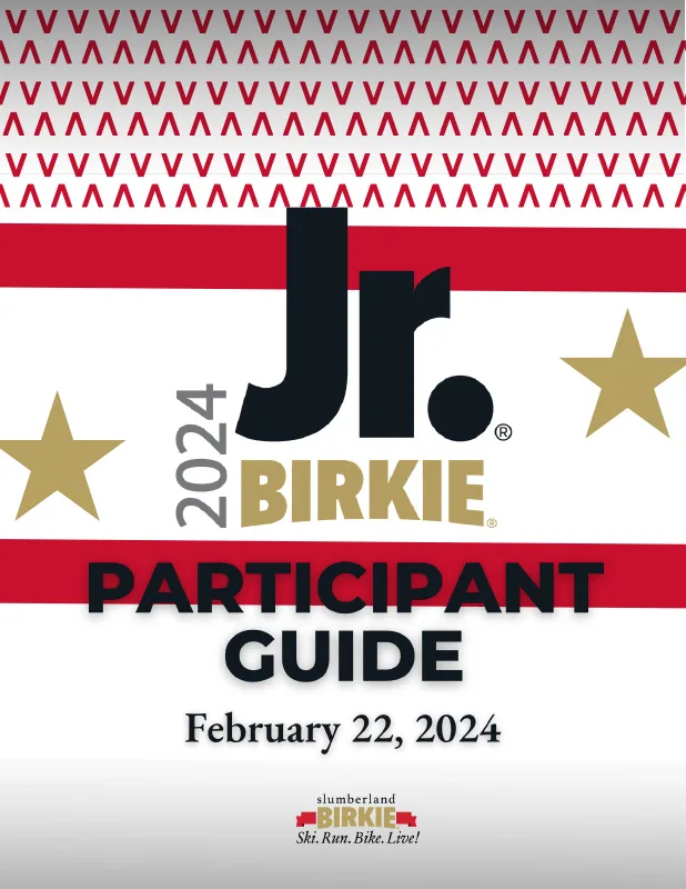 2024 Junior Birkie Participant Guide Cover