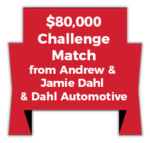 $80,000 Challenge Match from Andrew and Jamie Dahl and Dahl Automotive
