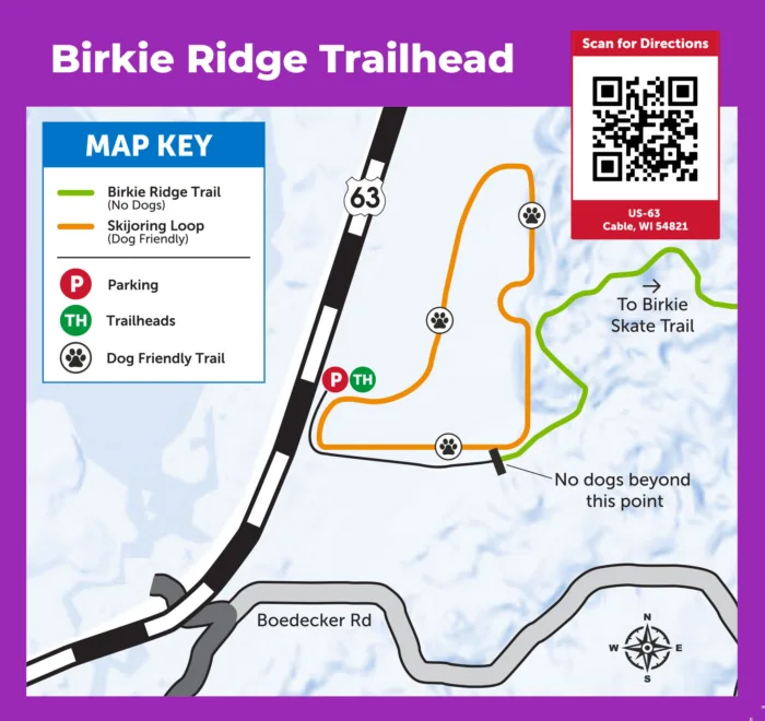 Thumbnail birkie ridge trailhead map