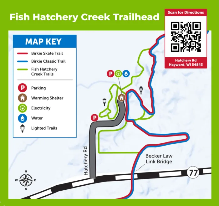 Thumbnail fish hatchery creek trailhead map