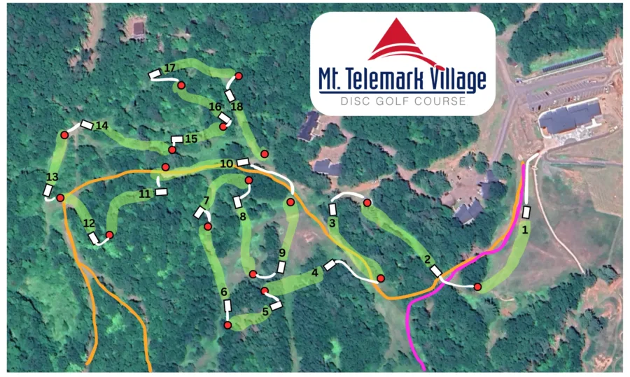 Disc Golf Course Map