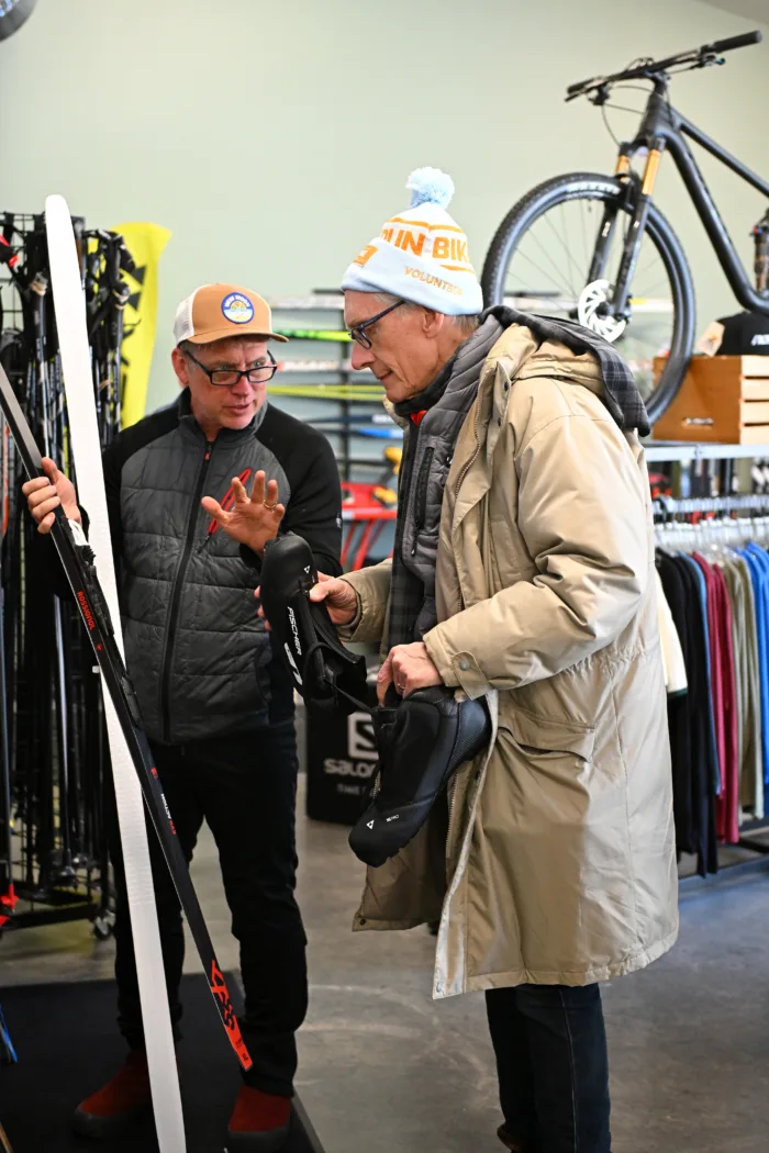 Joel Harrison of New Moon with Gov. Tony Evers