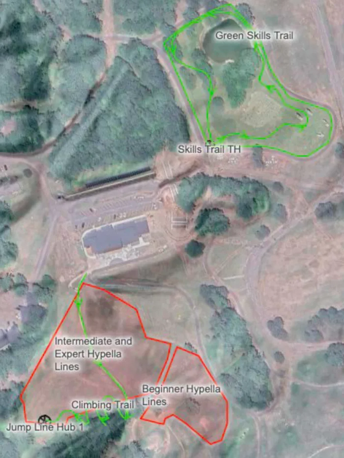 Bike park map