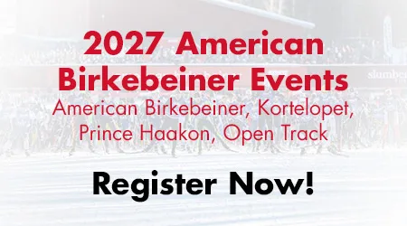 2027 American Birkebeiner Events - American Birkebeiner, Kortelopet, Prince Haakon, Open Track - Register Now!