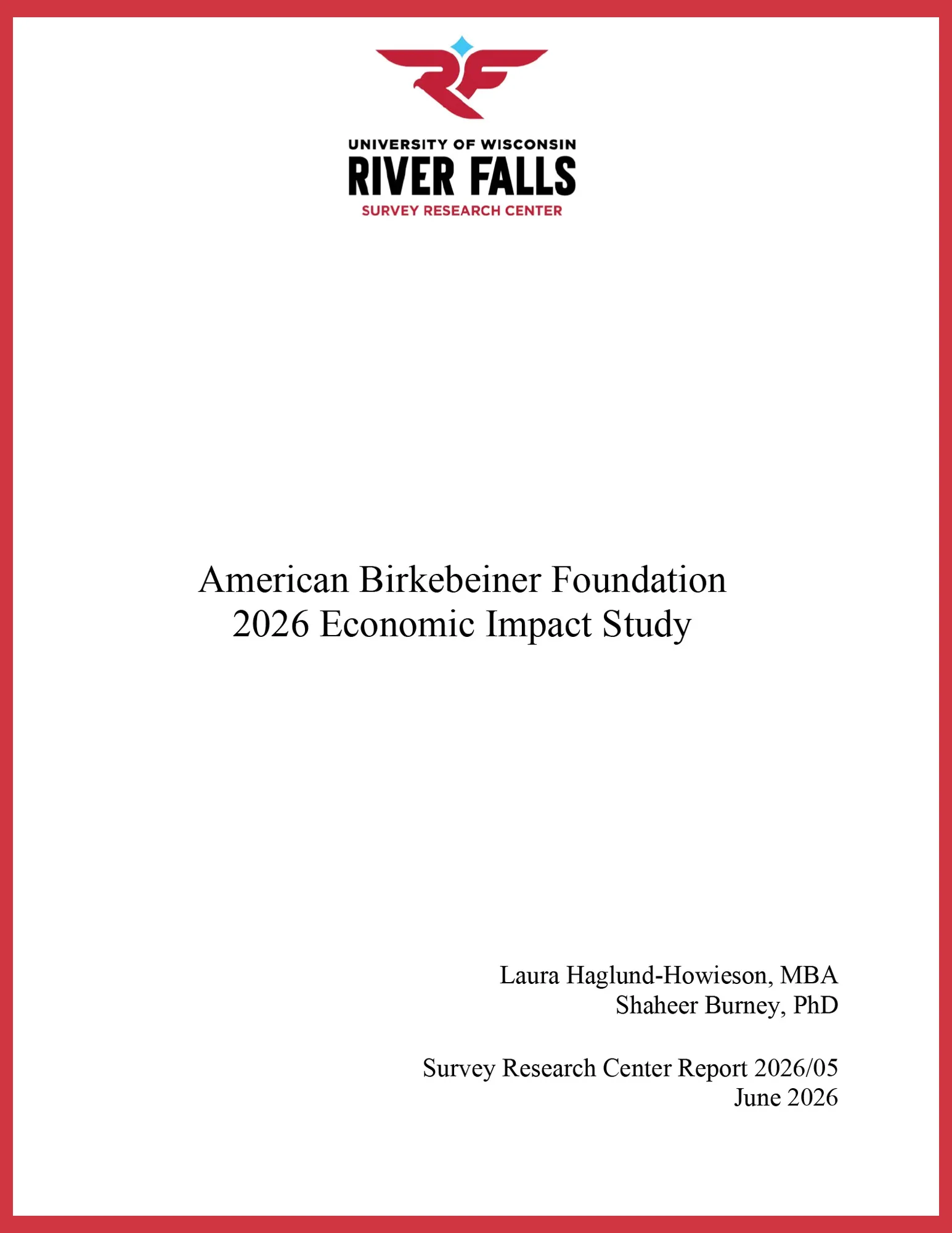 2026 American Birkebeiner Economic Impact Study