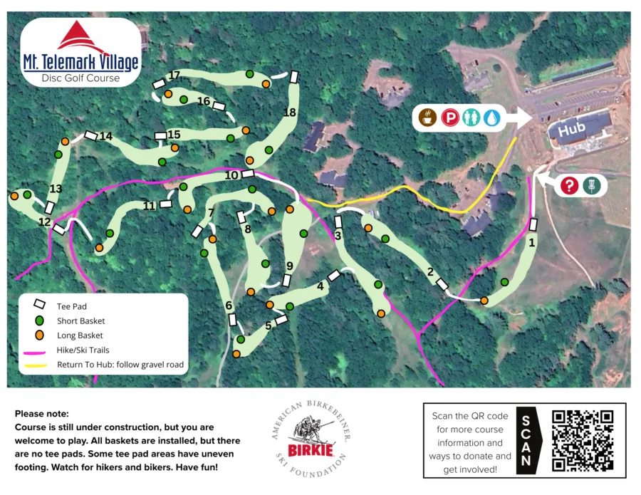 Disc Golf Course Map Handouts