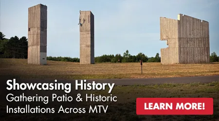 Showcasing History - Gathering Patio and Installations Across Mt. Telemark Village - Learn More!